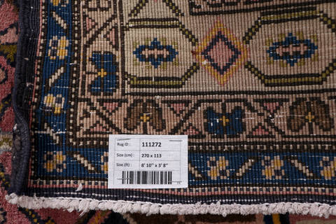 Ardebil Red Runner Hand Knotted 38 X 810 Area Rug 99-111272 Image 12