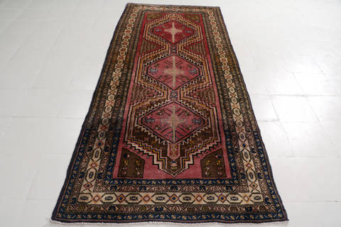 Ardebil Red Runner Hand Knotted 38 X 810 Area Rug 99-111272 Image 1