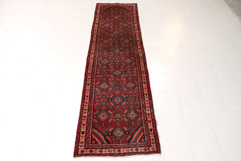 Baluch Red Runner Hand Knotted 29 X 104 Area Rug 99-111282 Image 1