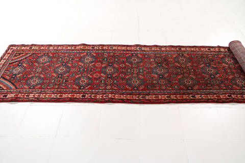Baluch Red Runner Hand Knotted 29 X 104 Area Rug 99-111282 Image 7