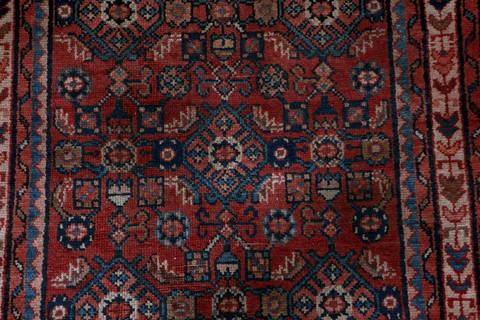 Baluch Red Runner Hand Knotted 29 X 104 Area Rug 99-111282 Image 8