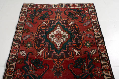 Bakhtiar Red Runner Hand Knotted 34 X 1311 Area Rug 99-111291 Image 2