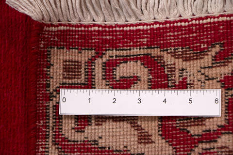 Tabriz Red Runner Hand Knotted 24 X 1211  Area Rug 99-111294 Image 10