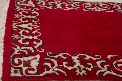 Tabriz Red Runner Hand Knotted 24 X 1211  Area Rug 99-111294 Image 7