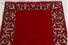 Tabriz Red Runner Hand Knotted 24 X 1211  Area Rug 99-111294 Thumb 2