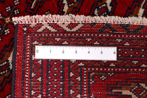 Turkman Red Runner Hand Knotted 35 X 90 Area Rug 99-111302 Image 13