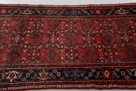 Hossein Abad Red Runner Hand Knotted 32 X 1210 Area Rug 99-111314 Image 3