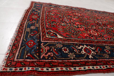 Hossein Abad Red Runner Hand Knotted 32 X 1210 Area Rug 99-111314 Image 6