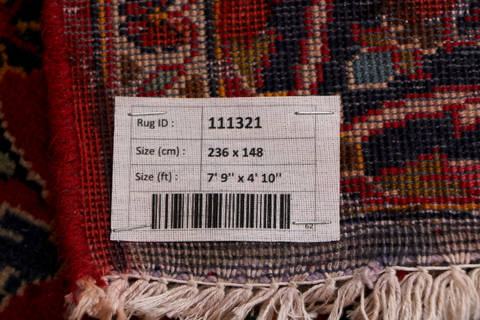 Ardakan Red Hand Knotted 410 X 79 Area Rug 99-111321 Image 12