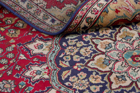 Tabriz Red Hand Knotted 411 X 79  Area Rug 99-111331 Image 14