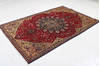 Tabriz Red Hand Knotted 411 X 79  Area Rug 99-111331 Thumb 3