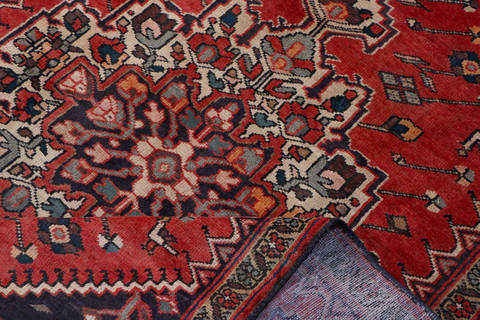 Hamedan Red Hand Knotted 43 X 68 Area Rug 99-111334 Image 11