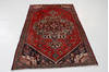 Hamedan Red Hand Knotted 43 X 68 Area Rug 99-111334 Thumb 1