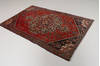 Hamedan Red Hand Knotted 43 X 68  Area Rug 99-111334 Thumb 2