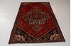 Hamedan Red Hand Knotted 43 X 68  Area Rug 99-111334 Thumb 3