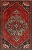 Hamedan Red Hand Knotted 43 X 68 Area Rug 99-111334 Thumb 0