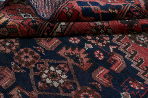 Zanjan Red Hand Knotted 311 X 71 Area Rug 99-111336 Image 12