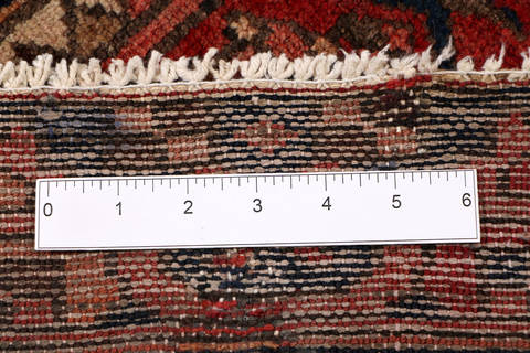 Zanjan Red Hand Knotted 311 X 71 Area Rug 99-111336 Image 16