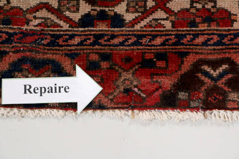 Zanjan Red Hand Knotted 311 X 71 Area Rug 99-111336 Image 17