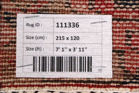 Zanjan Red Hand Knotted 311 X 71 Area Rug 99-111336 Image 18