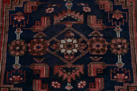 Zanjan Red Hand Knotted 311 X 71 Area Rug 99-111336 Image 6