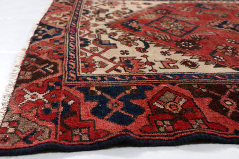 Zanjan Red Hand Knotted 311 X 71 Area Rug 99-111336 Image 8
