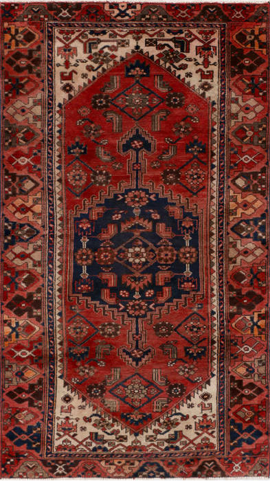 Zanjan Red Hand Knotted 311 X 71 Area Rug 99-111336 Image 0