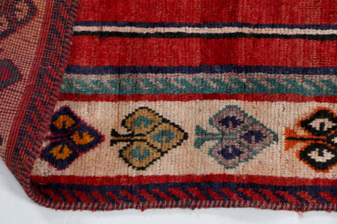 Shiraz Red Hand Knotted 41 X 60  Area Rug 99-111342 Image 13