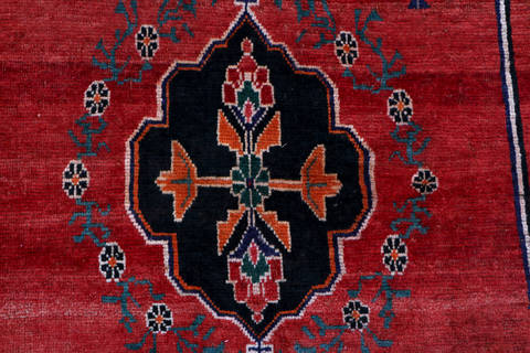 Shiraz Red Hand Knotted 41 X 60  Area Rug 99-111342 Image 5