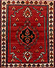 Shiraz Red Hand Knotted 41 X 60  Area Rug 99-111342 Thumb 0