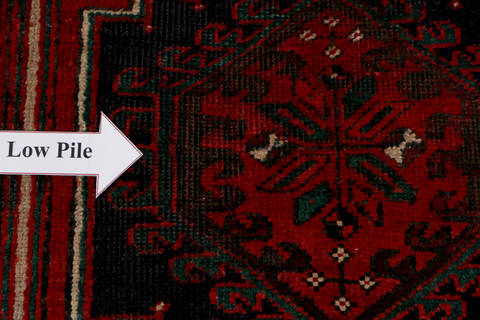 Sarab Red Runner Hand Knotted 34 X 77 Area Rug 99-111345 Image 13