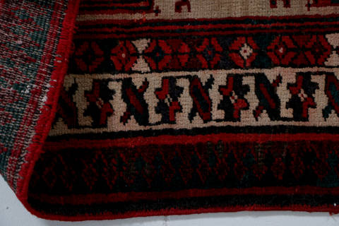 Sarab Red Runner Hand Knotted 34 X 77 Area Rug 99-111345 Image 15