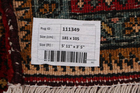 Bidjar Brown Hand Knotted 35 X 511  Area Rug 99-111349 Image 14