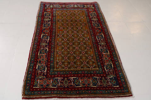 Bidjar Brown Hand Knotted 35 X 511  Area Rug 99-111349 Image 1
