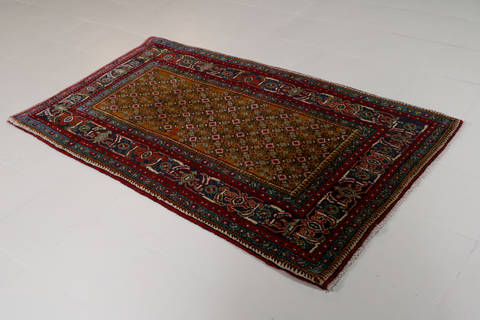 Bidjar Brown Hand Knotted 35 X 511  Area Rug 99-111349 Image 2