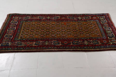 Bidjar Brown Hand Knotted 35 X 511  Area Rug 99-111349 Image 4