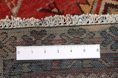 Mazlaghan Red Hand Knotted 36 X 61 Area Rug 99-111354 Image 17