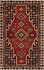 Mazlaghan Red Hand Knotted 36 X 61  Area Rug 99-111354 Thumb 0