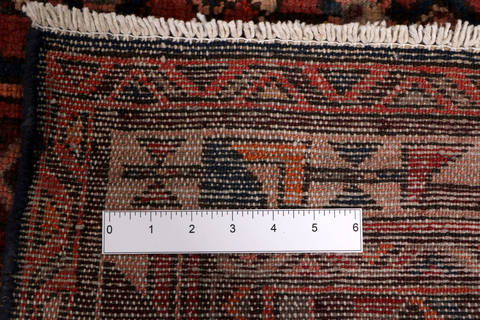 Hamedan Red Runner Hand Knotted 33 X 98 Area Rug 99-111356 Image 12
