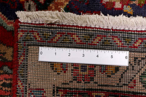 Tabriz Red Hand Knotted 98 X 131  Area Rug 99-111365 Image 15