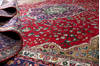 Tabriz Red Hand Knotted 98 X 131  Area Rug 99-111365 Thumb 13