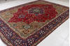 Tabriz Red Hand Knotted 98 X 131  Area Rug 99-111365 Thumb 2