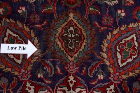 Tabriz Blue Hand Knotted 97 X 154  Area Rug 99-111372 Image 13