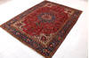 Tabriz Red Hand Knotted 85 X 112  Area Rug 99-111374 Thumb 1