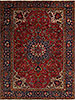 Tabriz Red Hand Knotted 85 X 112  Area Rug 99-111374 Thumb 0