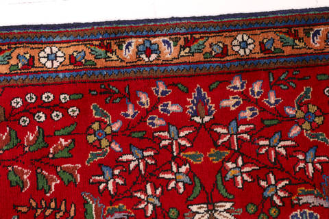 Tabriz Red Hand Knotted 77 X 1011  Area Rug 99-111375 Image 10