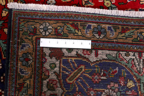 Tabriz Red Hand Knotted 77 X 1011  Area Rug 99-111375 Image 15