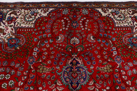 Tabriz Red Hand Knotted 77 X 1011  Area Rug 99-111375 Image 6