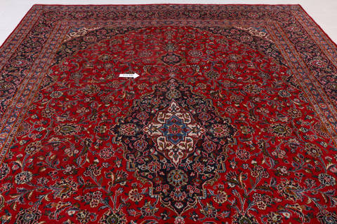 Mashad Red Hand Knotted 97 X 1211 Area Rug 99-111379 Image 13