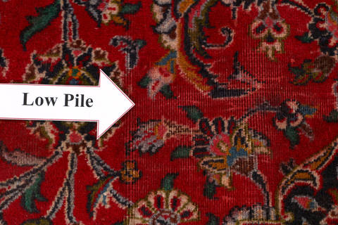 Mashad Red Hand Knotted 97 X 1211 Area Rug 99-111379 Image 14
